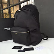 YSL Backpack Canvas Black 4830 - 3