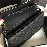 Chanel Quilted Deerskin Perfect Edge Bag Black A14041 VS02205 - 5