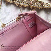 chanel lambskin mini chain wallet pink a81024 vs09425 - 3