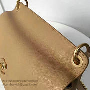 Chanel Grained Calfskin Large Top Handle Flap Bag Beige A93757 VS03950 - 2