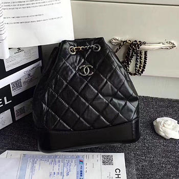 Chanel's Gabrielle Small Backpack Black A94485 VS00334