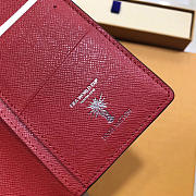 LV brazza wallet red m63230 - 6