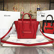 CELINE Leather Nano Luggage Z959 - 4