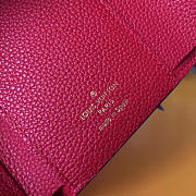  louis vuitton double v compact wallet cherry red - 6