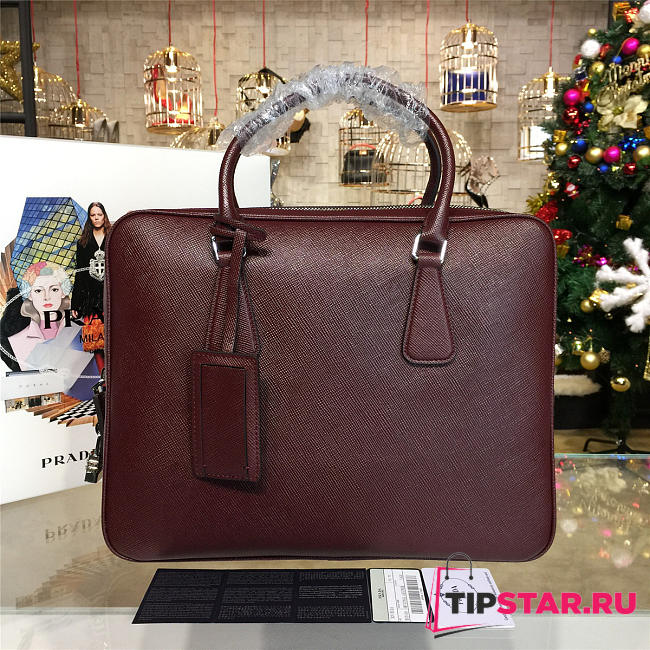 Prada Leather Briefcase 4219 - 1