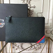 PRADA Leather Clutch Bag 4304 - 1