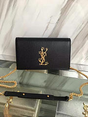 YSL Monogram Kate Grain De Poudre Embossed Leather 5054 - 6