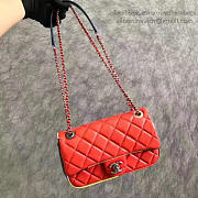 Chanel Red Multicolor Small Flap Bag A150301 VS02867 - 3