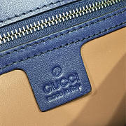 GUCCI Dionysus Medium Top Handbag Blue/Green/Red Leather - 3