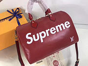 louis vuitton supreme CohotBag handbag red m40432 3012 - 4