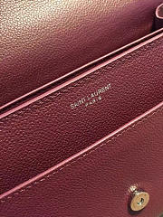 YSL Medium Sunset Bag Grained Leather 4852 - 2