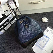 Chanel's Gabrielle Small Backpack (Blue And Black) A94485 VS09477 - 6