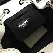 Chanel Small Drawstring Bucket Bag In Red Lambskin And Resin A93730 VS04392 - 2