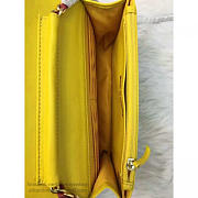chanel lambskin mini chain wallet light yellow a81023 vs09302 - 2