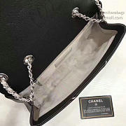 Chanel Calfskin Chevron Flap Bag Black A93774 VS05263 - 4