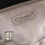 Chanel Calfskin Chevron Flap Bag Black A93774 VS05263 - 3
