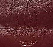 Chanel Large Classic Handbag Grained Calfskin Gold Black - 6