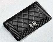 chanel wallet a68722 black  - 1