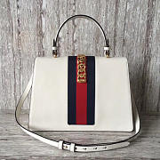 GUCCI Sylvie Leather Maxi Top Handbag 2137 - 2