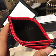 GUCCI Marmont Card Holder Nexthibiscus (Red Leather) - 3