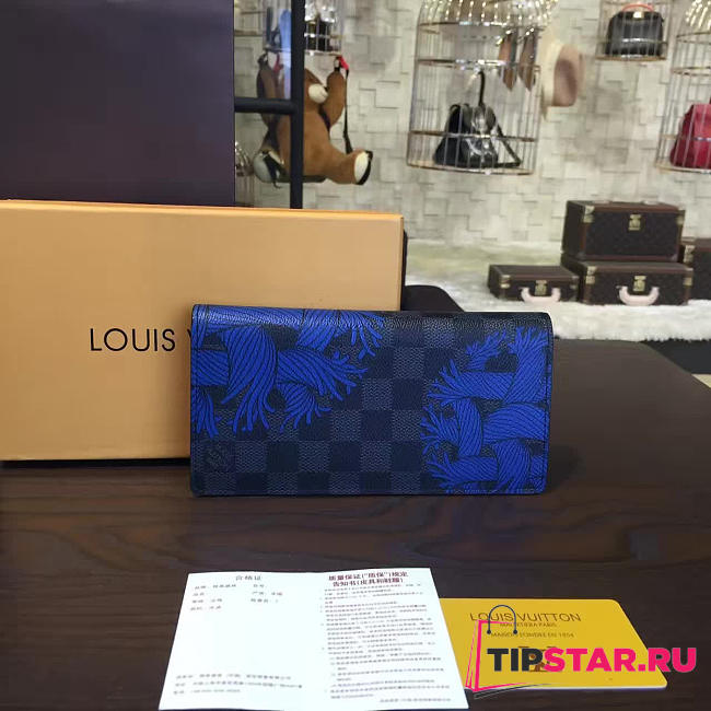 louis vuitton zippy CohotBag blue 3151 - 1