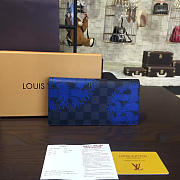 louis vuitton zippy CohotBag blue 3151 - 1