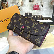  louis vuitton emilie wallet  - 1