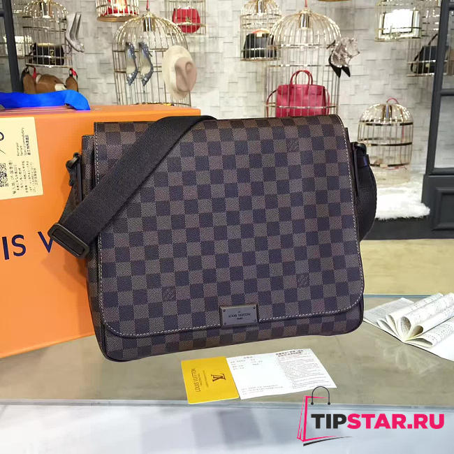  louis vuitton district CohotBag  mm damier ebène canvas 3416 - 1