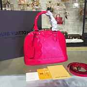 LV alma bb shining red monogram vernis leather 3555 - 1