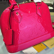 LV alma bb shining red monogram vernis leather 3555 - 5