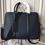 Prada leather briefcase 4195 - 1