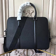 Prada leather briefcase 4195 - 4