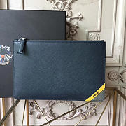 PRADA Leather Clutch Bag 4314 - 1