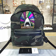 YSL Monogram Backpack Camouflage - 6