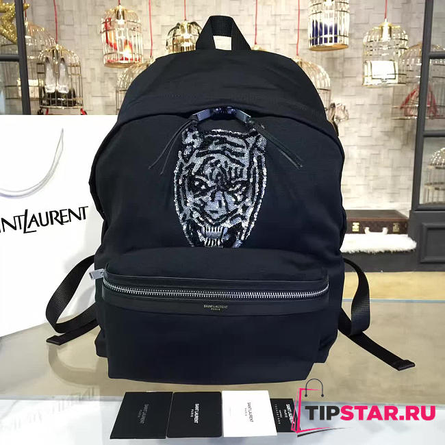 YSL Monogram Backpack Canvas 4799 - 1