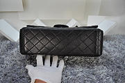 Chanel Lambskin Leather Flap Bag With Gold/Silver Hardware Black 33cm - 5