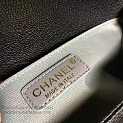 Chanel Medium Quilted Caviar Boy Bag Black Gold A13043 VS08406 - 5