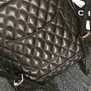 chanel quilted lambskin large backpack black silver hardware 170301 vs02032 - 5