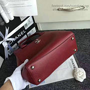 CHANEL Calfskin Large Shopping Bag (Burgundy) A69929 VS00151 - 5