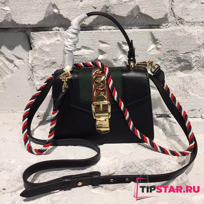 GUCCI Sylvie Leather Bag 2597 - 1