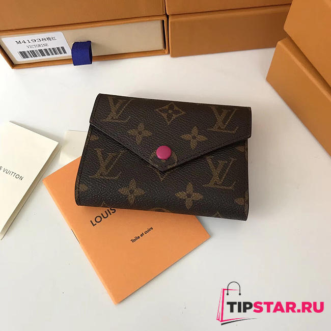 LV victorine  wallet fuchsia 3208 - 1