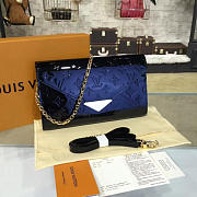 lv monogram vernis mira chain wallet 3325 - 6