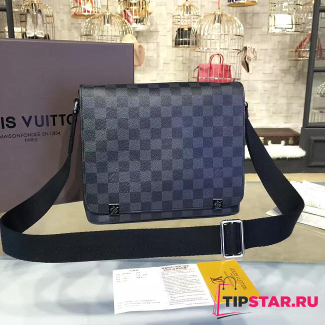  louis vuitton district CohotBag mm damier ebene 3589 - 1