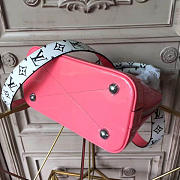 LV patent leather alma bb shining pink bag m54704 rose balle - 4