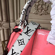 LV patent leather alma bb shining pink bag m54704 rose balle - 2