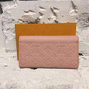 LV sarah wallet rose poudre 3725 - 4