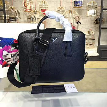 Prada leather briefcase 4202