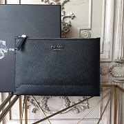 PRADA Leather Clutch Bag 4311 - 1