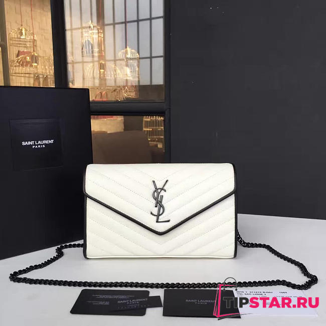 YSL Monogram College White 4784 - 1