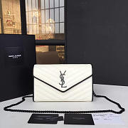 YSL Monogram College White 4784 - 1